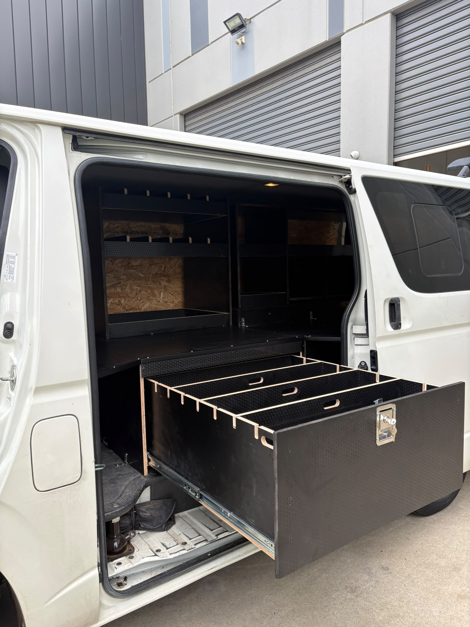 Van drawer setup in Melbourne